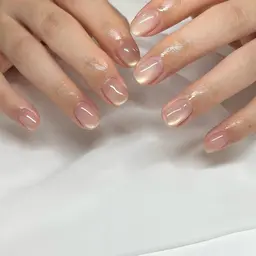 オフ無しの方こちら🩷トレンド感たっぷり✨【マグネットネイル】期間限定のお得なプラン🉐自爪に優しいパラジェル使用🕊️