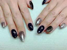 【定額コース】迷ったらこちら！組み合わせデザイン（ワンカラー＋ラメ＋マグネット）の定額セット