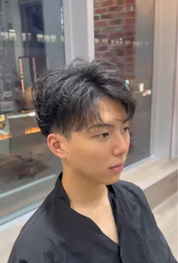 ✨誰でもカッコよくなれます‼️メンズカット＋ケアクリームパーマ✨