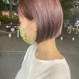 カット＋ケアカラー＋艶髪Tr🛁🤍