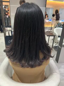 【木曜18:30／セミロング・毛先ワンカール】扱いやすいナチュラルパーマ再現します✂️ 【無料モデル】