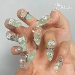 【10本長さだし込】ボンボンドロップネイル🍬(シールお持ち込みいただける方のみ)