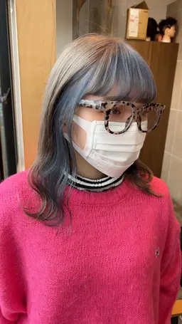 🌟職場にもバレにくい🌟インナーブリーチ＋カラー