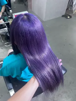 💙ブリーチありダブルカラー💙　（リタッチ🙆‍♀️）