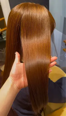 【髪質改善】🧚‍♂️Rezoシステム付き🧚‍♂️酸熱ストレート+echelleトリートメント