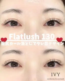 【¥0練習モデルさん✨】12/9限定募集！フラットラッシュ(エクステ)100​〜​130本！