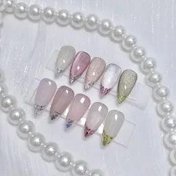 話題のガラスフレンチ✨ベース込【初回オフ無料】