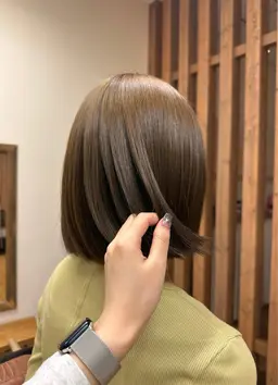 ストレートパーマ (鎖骨上)＋最高級Aujuaトリートメント