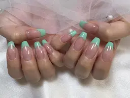 【HAND/オフ無料】フレンチ（ベースカラ1色付き）