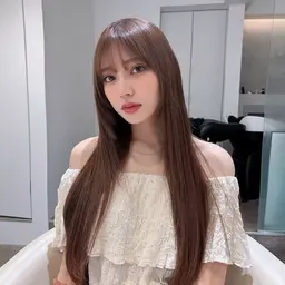 💎【ミニモ学割】透明感カラー+最高級ULTOWA髪質改善TR (カフェドリンクサービス)☕️