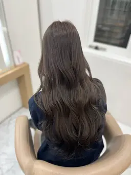 スペシャルケア前処理TR付き🌟ベージュ・グレージュ系カラーくすませても艶髪!!💫 巻き仕上げ🌸