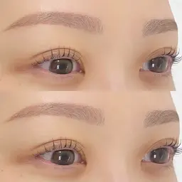 アイブロウスタイリング＋ラッシュリフト(別スタッフ担当)