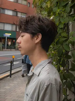 メンズカット+ダウンパーマ 【三鷹/メンズ】