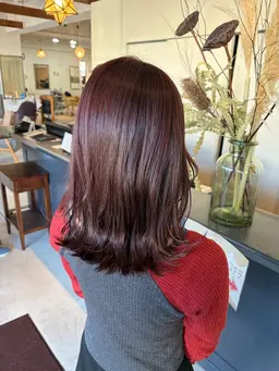 🍂似合わせカット+暖色カラー+トリートメント🍂(シャンプーブロー込み、ロング料金あり)