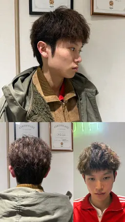 カット+パーマ⚠️営業後の19時半からご案内します。