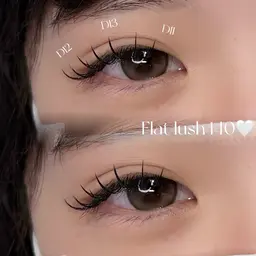 【リピーター様】まつエクモデル♡付け足し60~80本🎀束感コーティング仕上げ✨