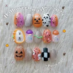 ‧⁺◟꒰ オフあり꒱˚ ༘ Halloweenイベントネイル🎃