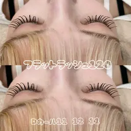 フラットラッシュシングルエクステ100本/付け足し◎