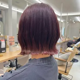 🌷夜のみ期間限定🌷暖色カラー➕ボブカット➕トリートメント🩷