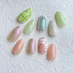 ⦅オフが(ある方)・10本中4本~6本アート⦆アートしたい方に💅 フィルイン対応/デザイン8種類!2.5h+α