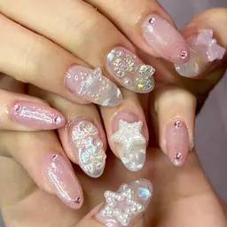 【オフあり】チップ長さだし10本+トレンドデザイン