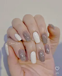 【ジェル】持ち込みデザイン6本&パーツつけ放題