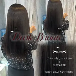 【🩷ྀི1日1名様限定🩷ྀི】ロング料金無し‼️透明感ワンカラー＋シルクトリートメント🪽