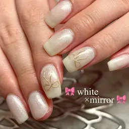 【オフ有り】ハンド✋ワンポイント🌈 (両手1本ずつアート) [銀座一丁目/有楽町]