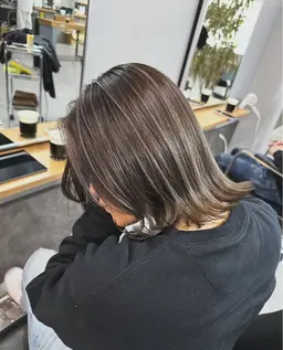 🇺🇸カット+カラー+ハイライト+コアミートリートメント🇺🇸
