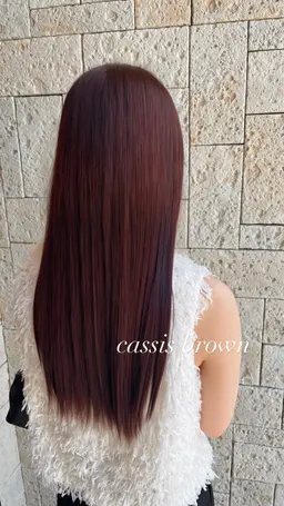 🍠【秋冬艶カラー】暖色カラー+トリートメント