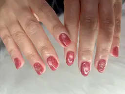 ハンドワンカラー🩵ラメグラ可✨12月限定🌕men's歓迎🤩