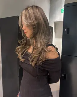 【海外ガール風🇺🇸✨】ハイライトカラー