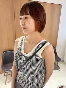 【ダメージレス❕透明感/高発色🧡💛】ブリーチなしダブルカラー＋ケアトリートメント