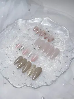 10/30限定クーポン✨S定額36種類から選べる💖　色変更可◎(他店オフ込)お写真以外にもデザインあります🫧