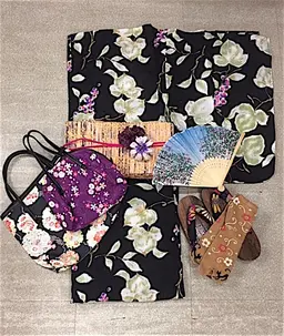浴衣一式レンタル着付け&ヘアセット【早朝深夜料金あり】