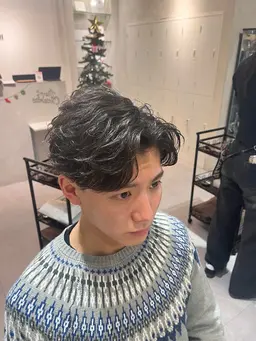 【メンズ限定】似合わせカット+ケアパーマ+トリートメント