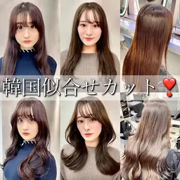🉐毛先メンテナンスカット+透明感ワンカラー+高保湿トリートメント🫧【韓国/レイヤー/ボブ/ウルフ/ショート】