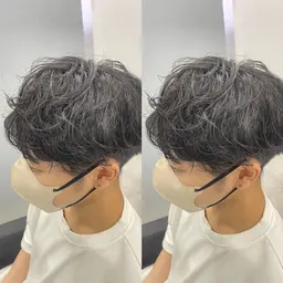 【洒落感UP】派手すぎないシャドーパーマ✖️カット✂️✨