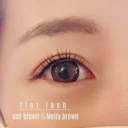 🧡〖初回オフ無料〗フラットラッシュ140本🧡ミニモ限定！！持続upコーティング(通常500円)サービス❣️