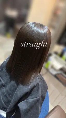 【✨圧倒的うる艶✨】縮毛矯正+トリートメント