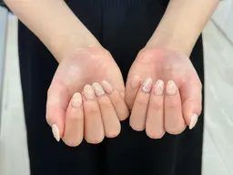 OLさんに大人気オフィスネイル￥7500