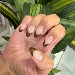 💙ハンドネイル(オフ無し)フレンチ