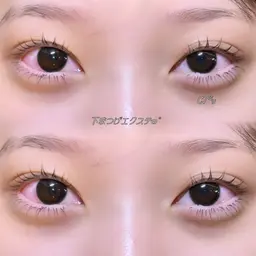 パリジェンヌ,まつげパーマ🌈🦄🪽🫧➕下まつげエクステ40本ෆ˚*