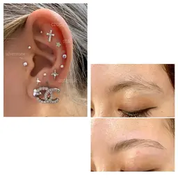 アイブロウwax+耳ツボジュエリー💎10個まで