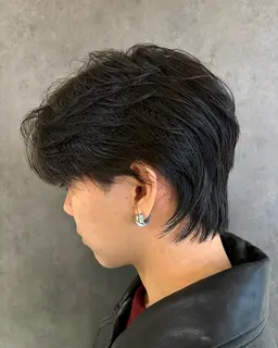 U26🇰🇷10月限定【夜20時】🇰🇷メンズセンターパートウルフ✂︎〈詳細必読！〉