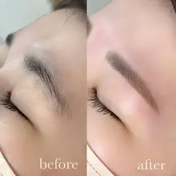 眉毛ワックス+メイクアップ🪄