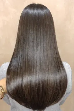 髪質改善オイルストレート(縮毛矯正)ブリーチ、パーマ履歴ない方限定