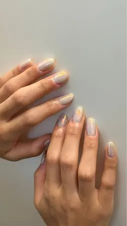 【オフなし】ワンカラーネイル🧚🏻‍♀️＋甘皮ケア