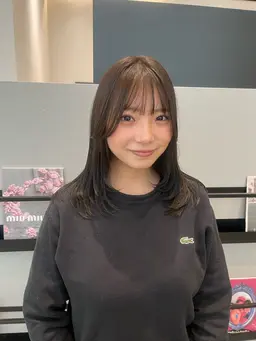 似合わせカット+透明感カラー+ダメージレスケアトリートメント