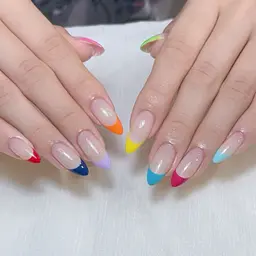 ❤️🔥🎀HAND🎀カラーグラデーション&カラーフレンチ🌷当日口コミ限定🌷